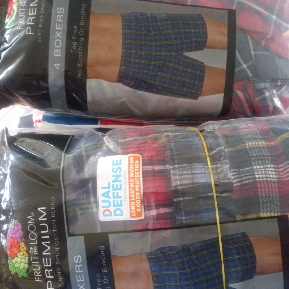 2Sets, 8pairs, Fruit of the Loom, Boxers XL